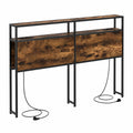 Tête de lit moderne en bois avec rangements pratiques