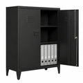 Armoire de Rangement en Acier Polyvalente 2 Portes
