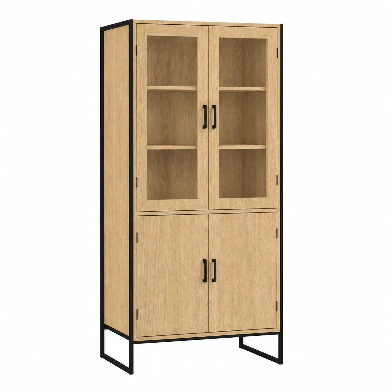 Vitrine de Rangement Industriel avec 4 Portes