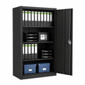 Armoire métallique de bureau avec serrure et étagères réglables