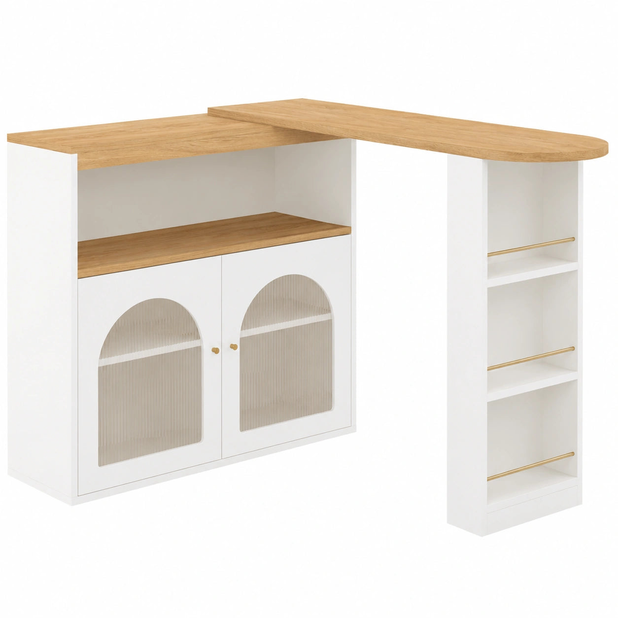 Table à manger extensible avec rangement pour cuisine