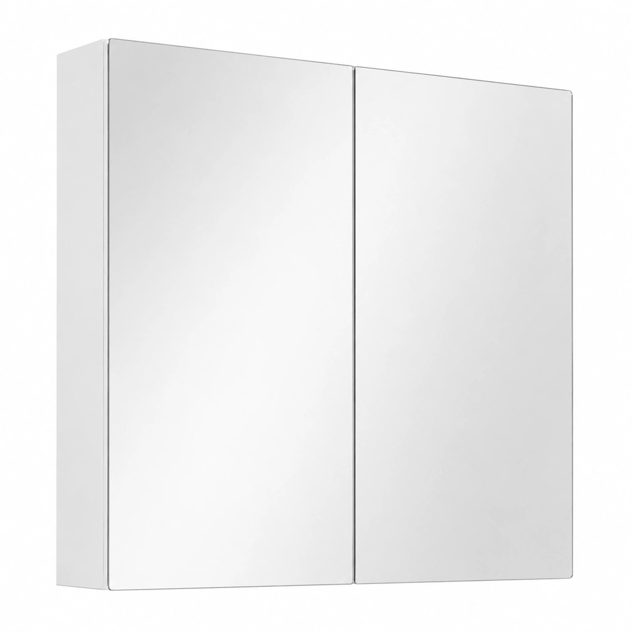 Armoire de Salle de Bain avec Miroir et Étagère de Rangement