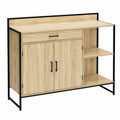 Buffet de Cuisine Industriel 120 CM avec Tiroir et Portes